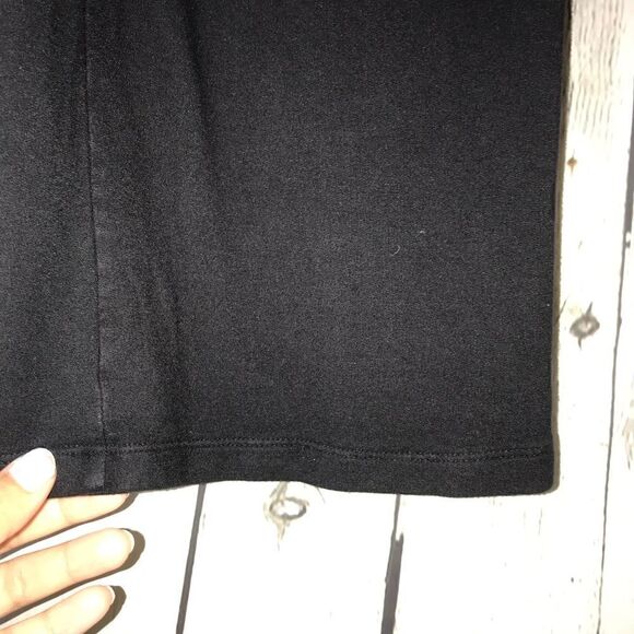 Tahari Lounge Black Flare Pants Size Large - Picture 4 of 9